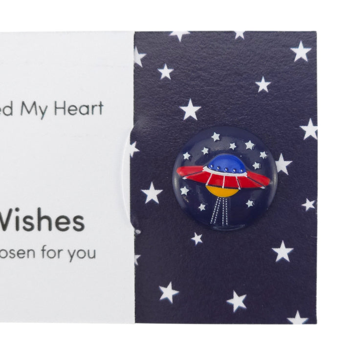 You've Abducted My Heart | Button Wishes Sew On Token | Cracker Filler