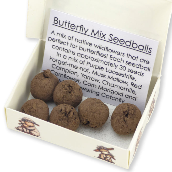 Amazing Mum | Box of 6 Seedballs | Butterfly Mix | Cracker Filler | Little Gift