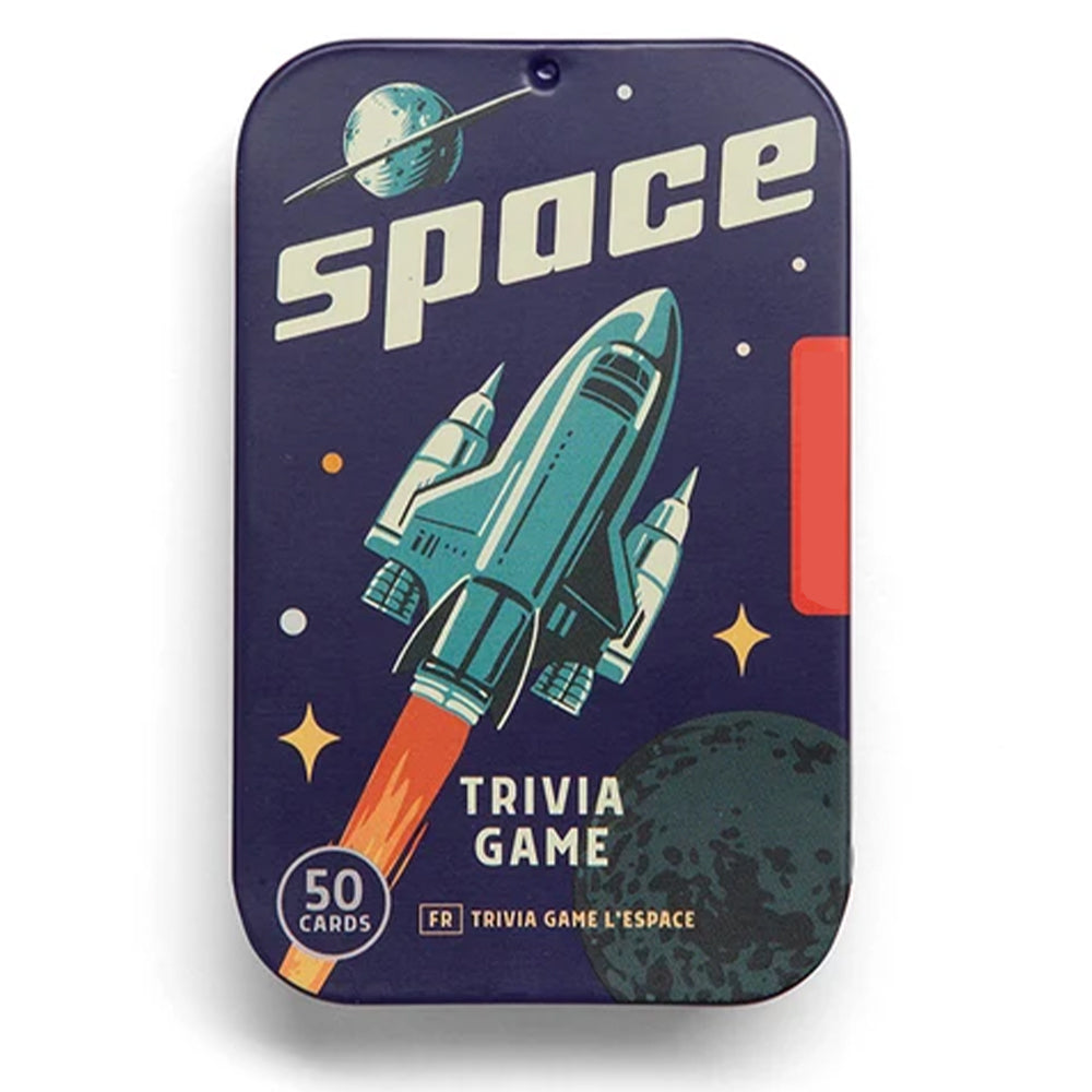 Space Trivia Card Game | Gift in a Tin | Little Gift | Cracker Filler