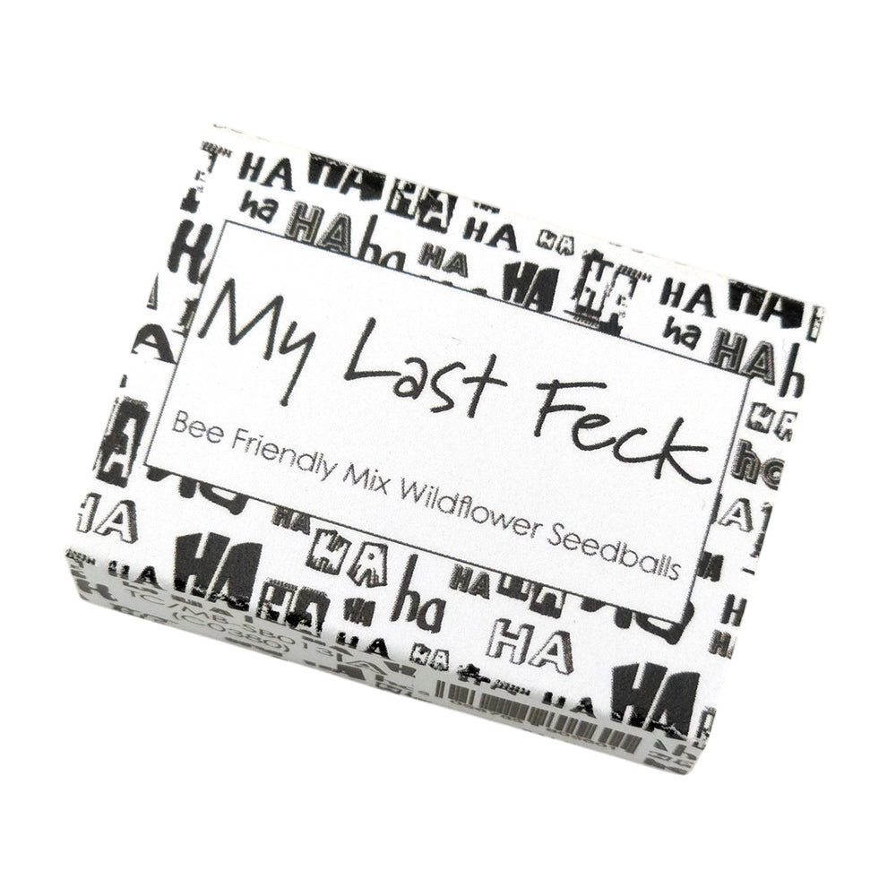 My Last Feck | Seedball Matchbox | Bee Mix | Cracker Filler | Mini Gift