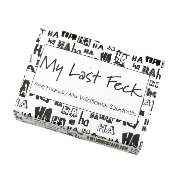 My Last Feck | 6 Seedball Matchbox | Bee Mix | Cracker Filler | Little Gift