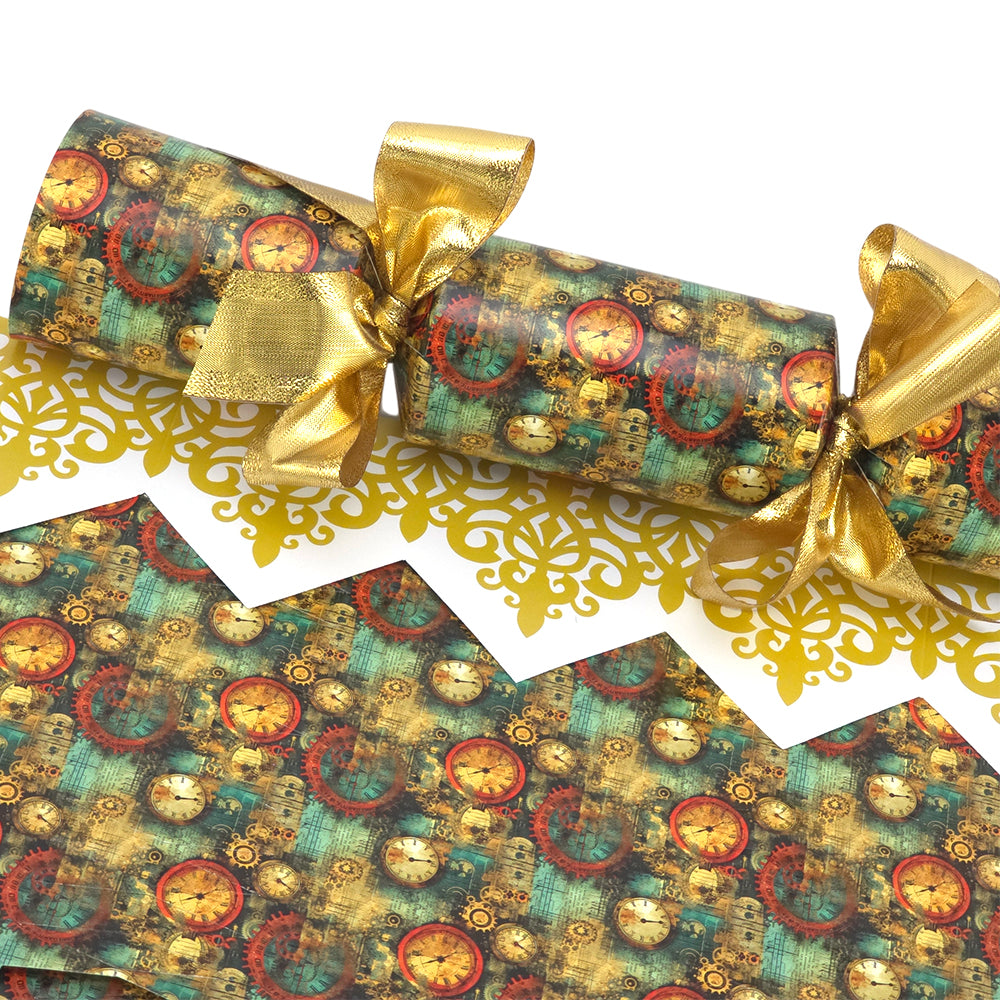 Gold Steampunk Grunge | Cracker Making Craft Kit | Make &amp; Fill Your Own