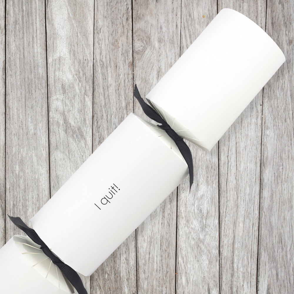 I quit! | Modern Phrases Cracker Making Kit