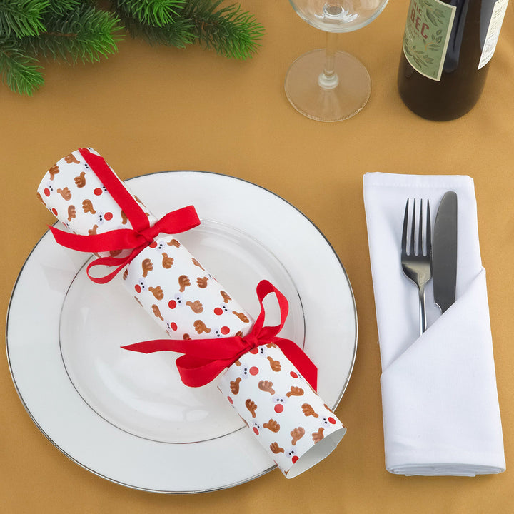 Cheeky Rudolph | Eco Christmas Cracker Making Kit | Make &amp; Fill Your Own