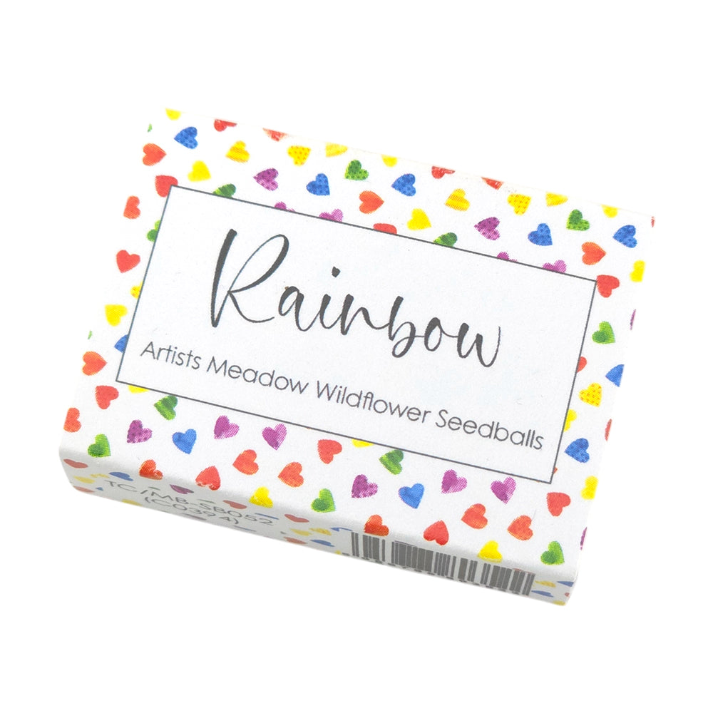 Rainbow | Artist Mix | 6 Seedball Box | Cracker Filler | Little Gift