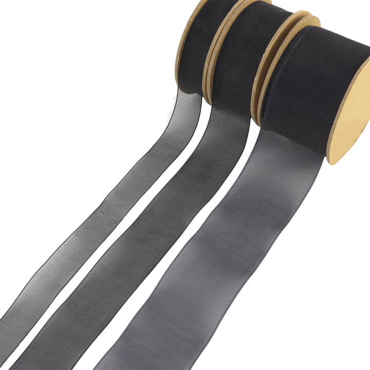 Organza Ribbons | 16mm to 50mm Wide | 5m Reel | Crafts &amp; Cracker Making