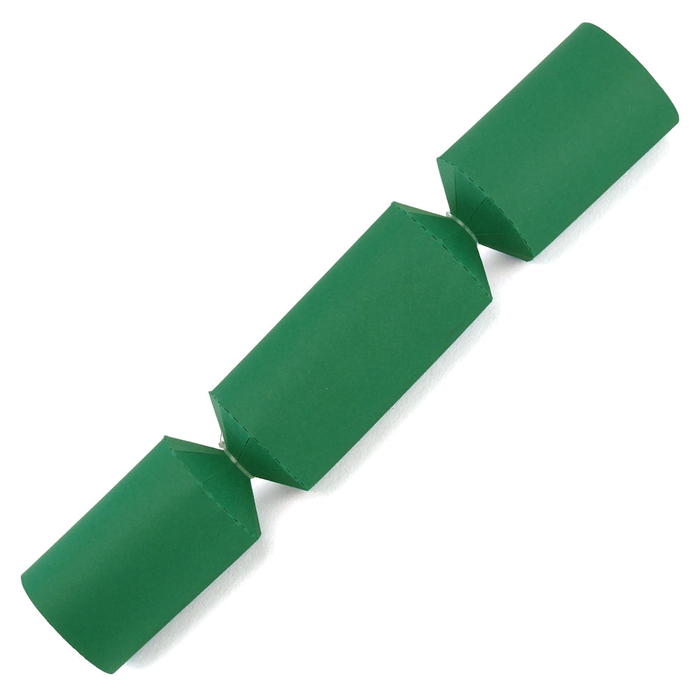 Rich Green | Small Crackers | Make &amp; Fill Your Own Crackers | Eco Recyclable