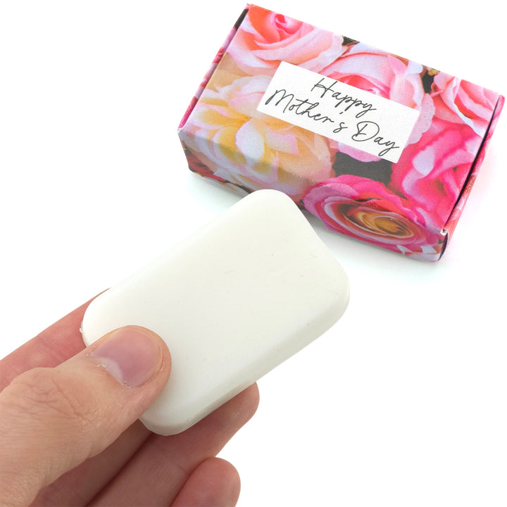 Happy Mother's Day | Tea Rose & Peony | 20g Travel Soap Bar | Cracker Filler