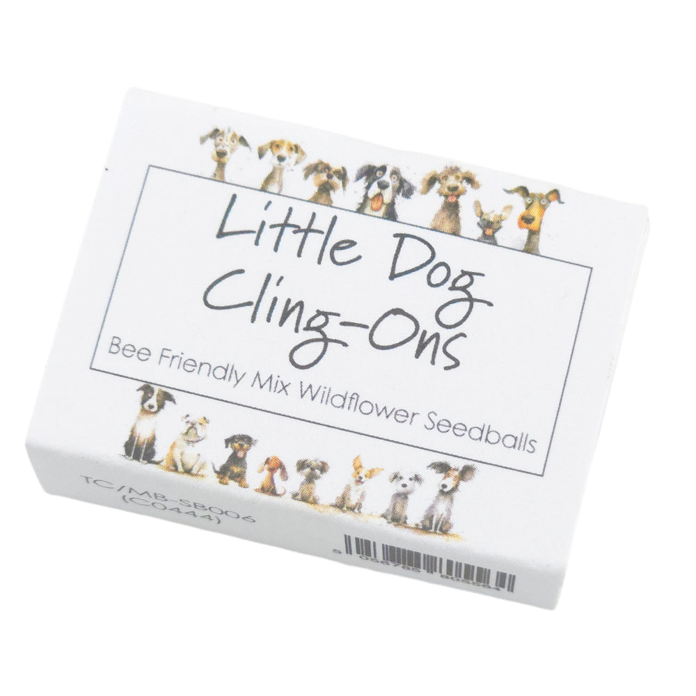 Little Dog Cling-Ons | 6 Seedball Matchbox | Bee Mix | Cracker Filler | Mini Gift