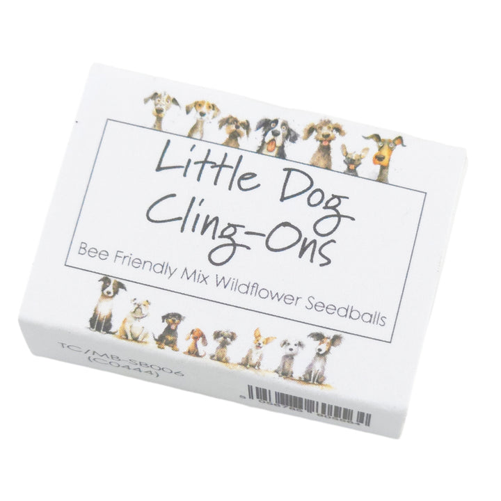 Little Dog Cling-Ons | 6 Seedball Matchbox | Bee Mix | Cracker Filler | Mini Gift