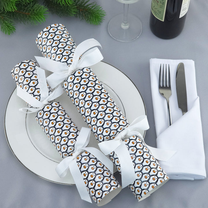 Just Penguins! | Eco Christmas Cracker Making Craft Kit | Make &amp; Fill Your Own