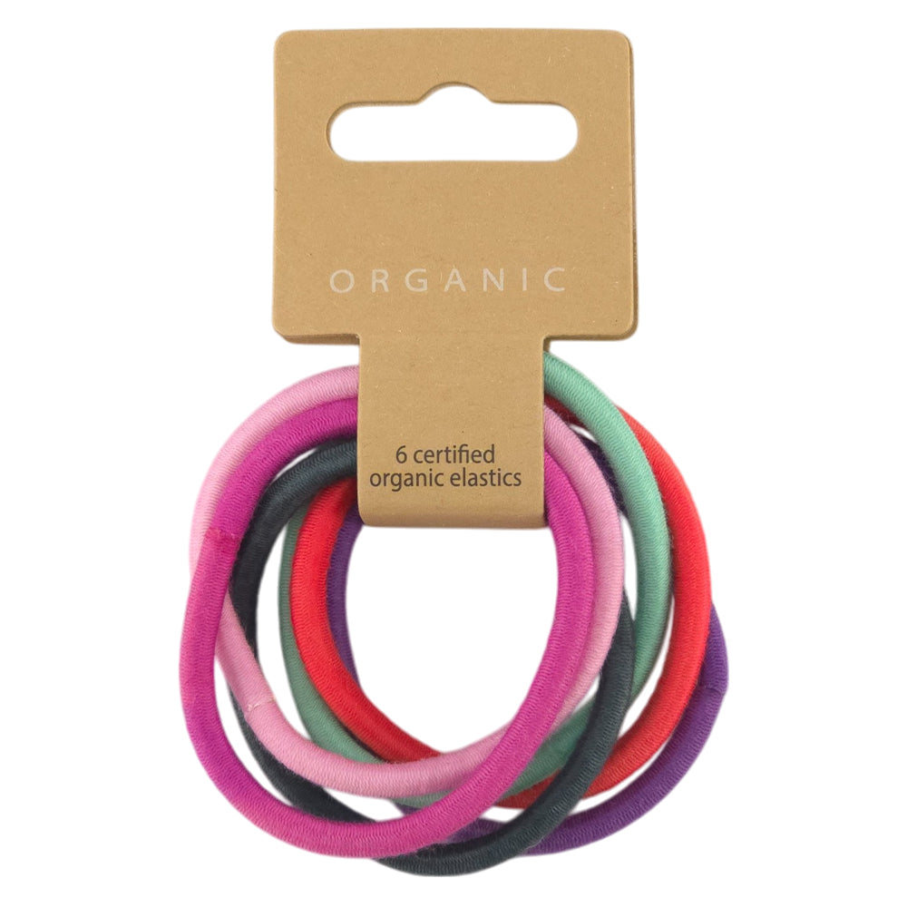 Bright Tones | Hair Elastics | Set of 6 | Little Gift | Cracker Filler