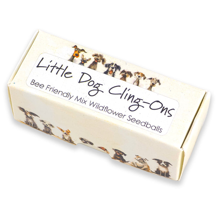 Little Dog Cling-Ons | Box of 20 Bee Mix Seedballs | Cracker Filler | Little Gift