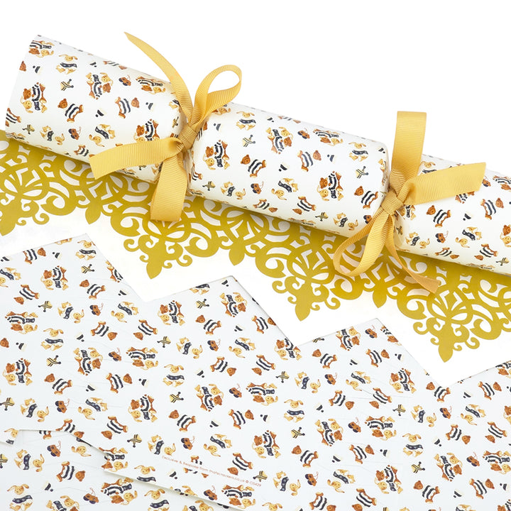 Christmas Teddy Friends | Cracker Making Craft Kit | Make &amp; Fill Your Own