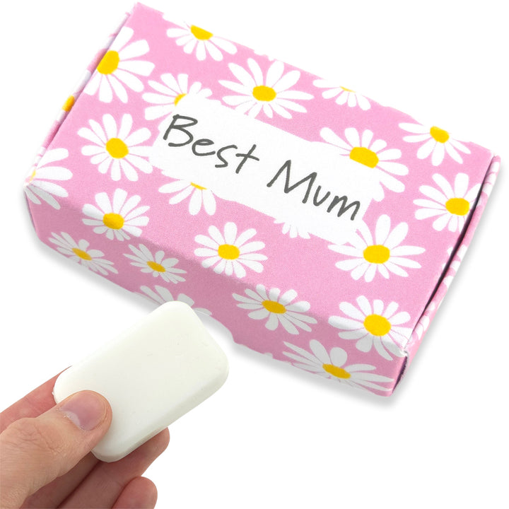 For Mums | Tea Rose &amp; Peony | 20g Travel Soap Bar | Little Gift | Cracker Filler