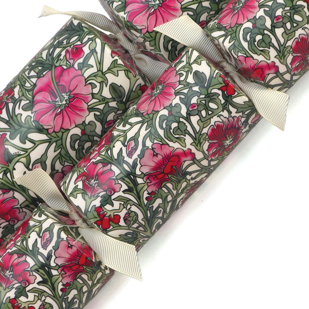William Morris Pink Florals | Cracker Making Craft Kit | Make &amp; Fill Your Own