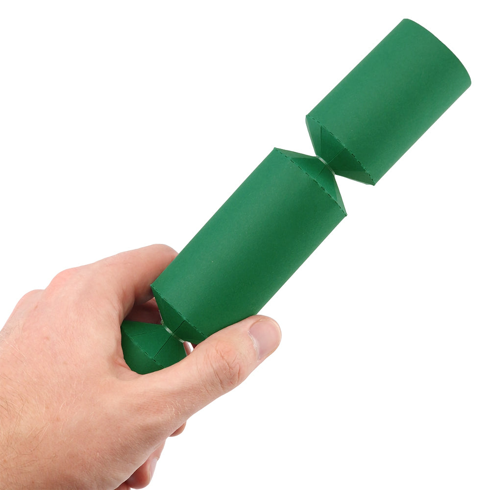 Rich Green | Small Crackers | Make &amp; Fill Your Own Crackers | Eco Recyclable
