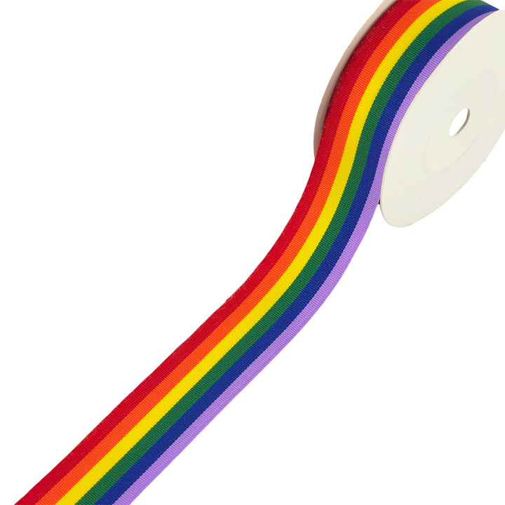 Gay Pride | Rainbow Ribbon | 10, 25 or 35mm Wide | 10m Long