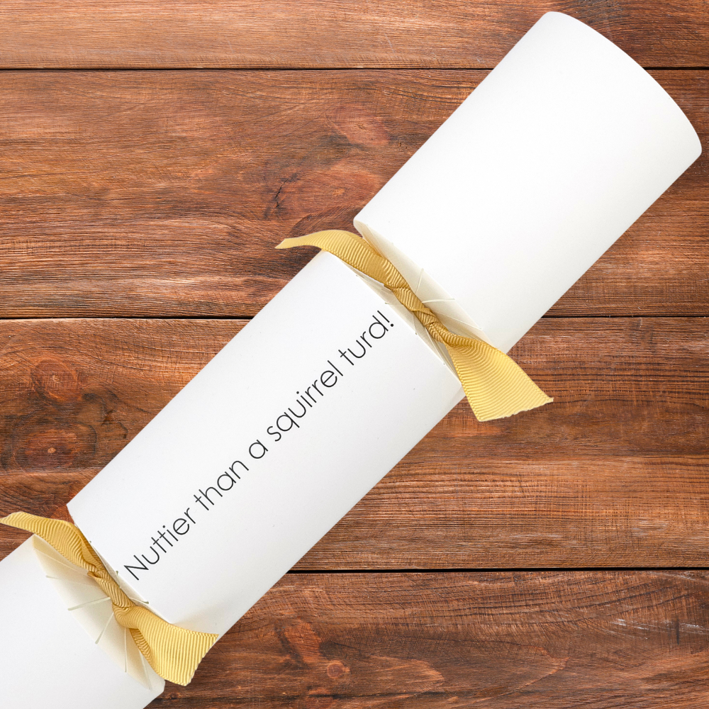 Nuttier than a squirrel turd!! | Modern Phrases Cracker Making Kit