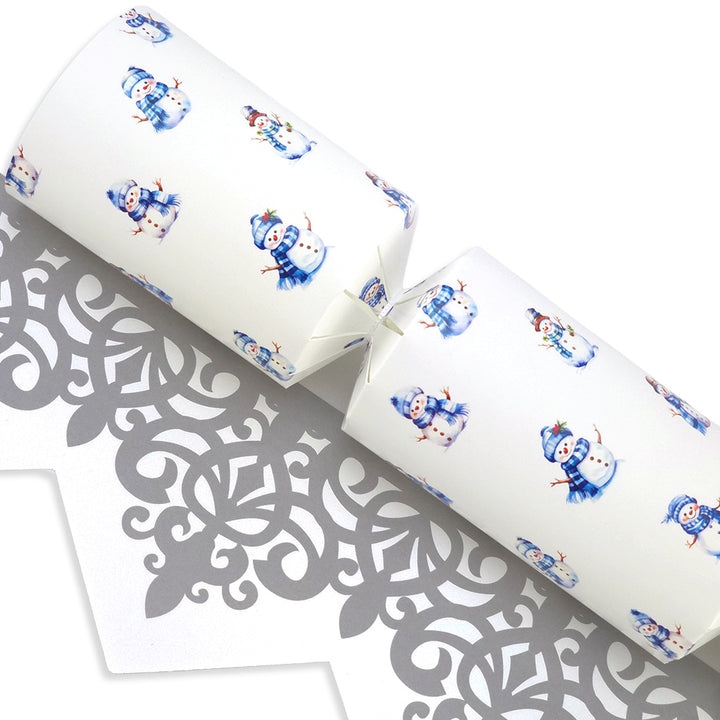 Chilly Blue Snowmen | Cracker Making Craft Kit | Make & Fill Your Own