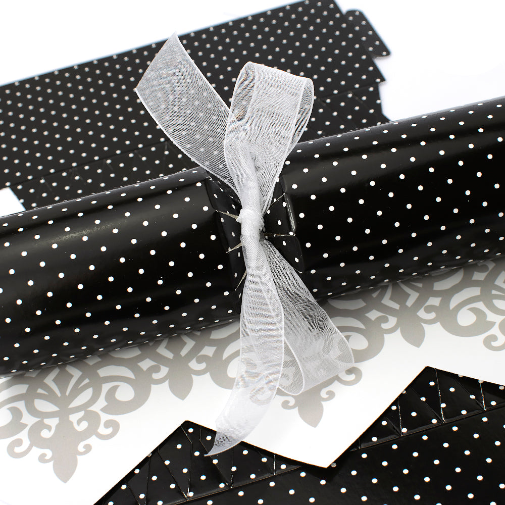 Monochrome Mini Polka | Cracker Making Craft Kit | Make &amp; Fill Your Own