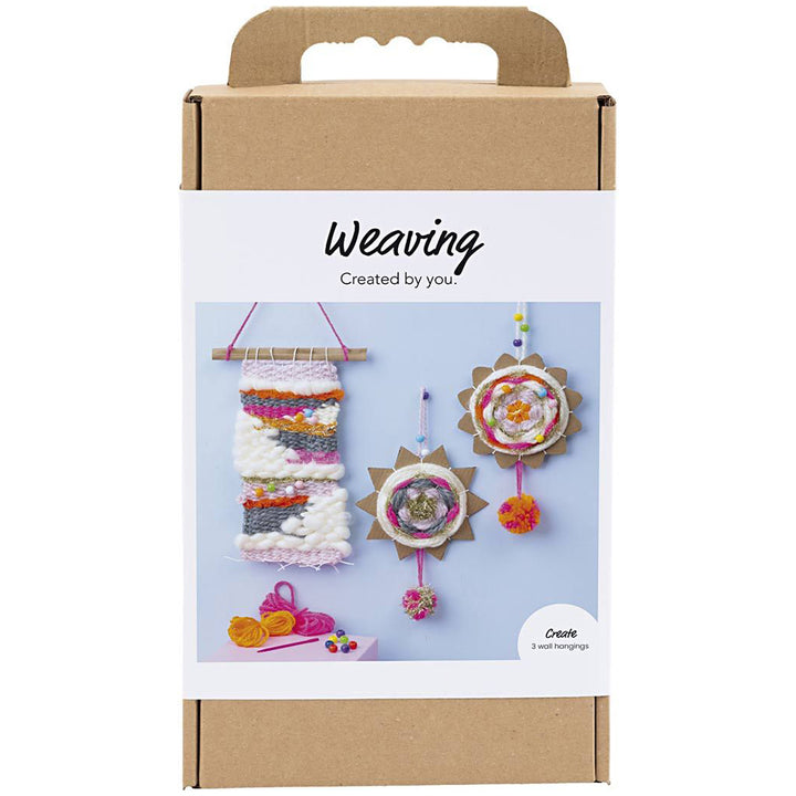 Weaving Complete Craft Kit | Makes 3 Wall Hangings | Kids Soft Crafts