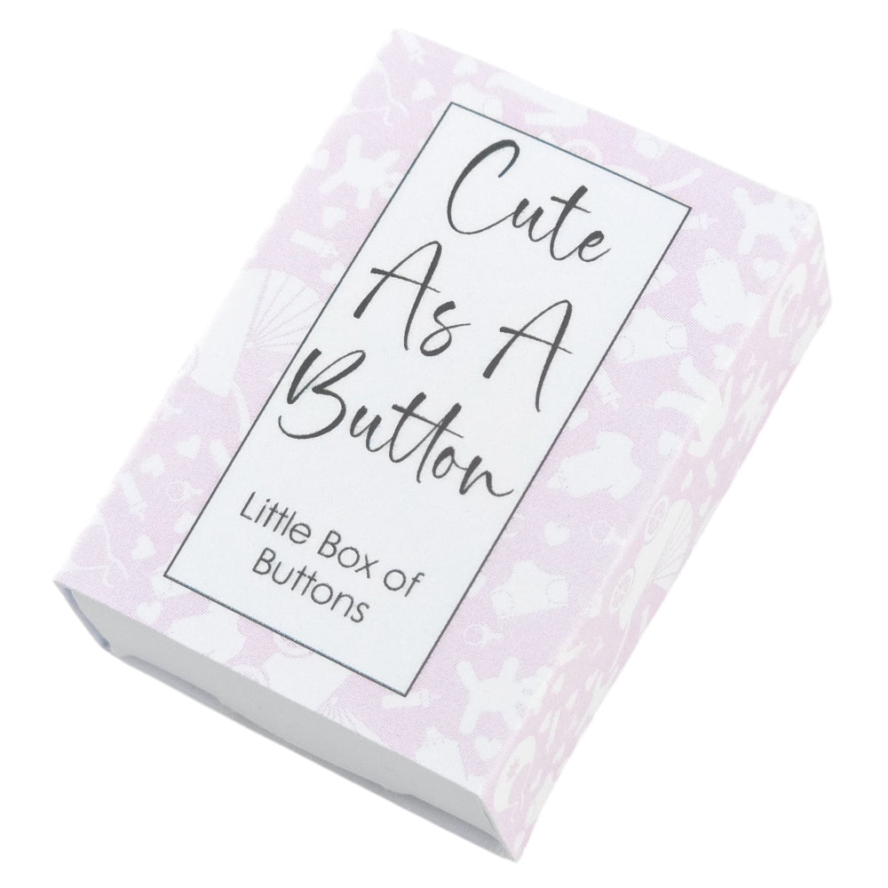 Cute as a Button | Pinks | Little Box of Buttons | Mini Gift | Cracker Filler