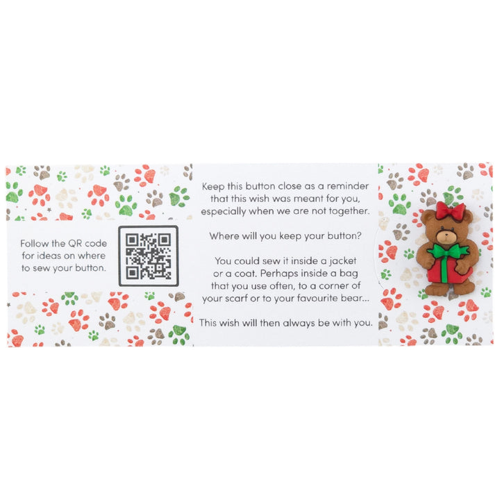 You Are the Perfect Gift | Christmas | Button Wishes Sew On Token | Mini Gift