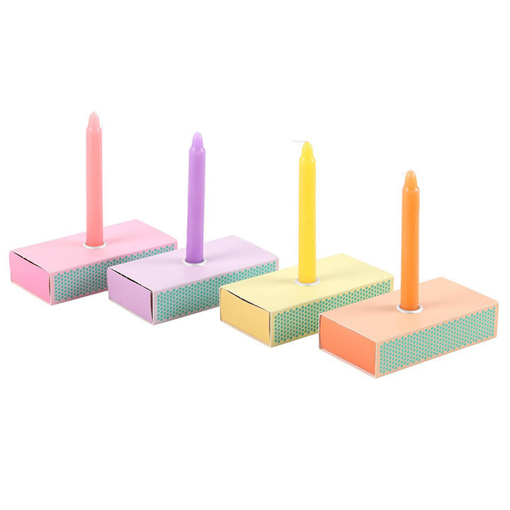 Breathe | 3 Affirmation Candles & Holder | Oversized Matchbox of Mindfulness