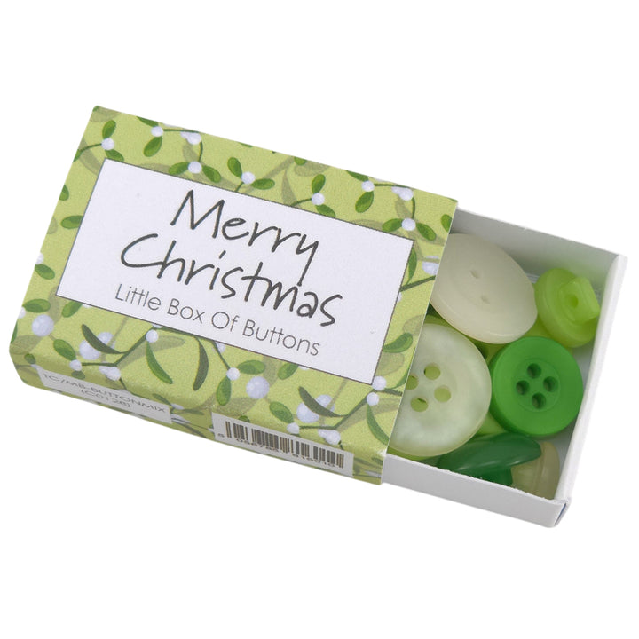 Simply Mistletoe | Little Crafty Box of Buttons | Cracker Filler | Mini Gift