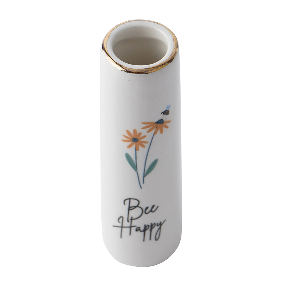 Bee Happy | Little Bud Vase | Mini Gift | Cracker Filler