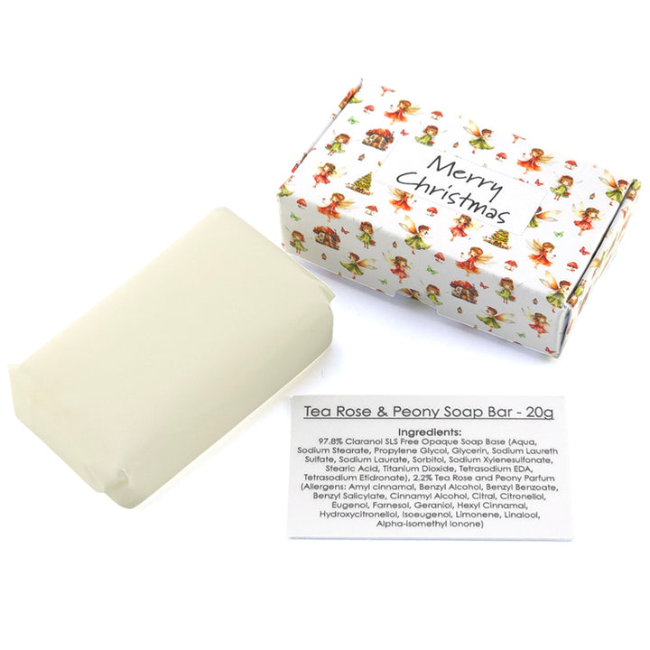 Christmas Fairies | Merry Christmas | 20g Scented Soap | Mini Cracker Filler