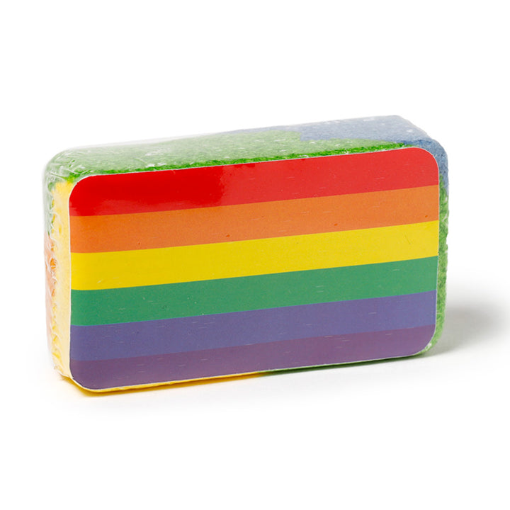 Pride Rainbow | Compressed Flannel | Single | Mini Gift | Cracker Filler