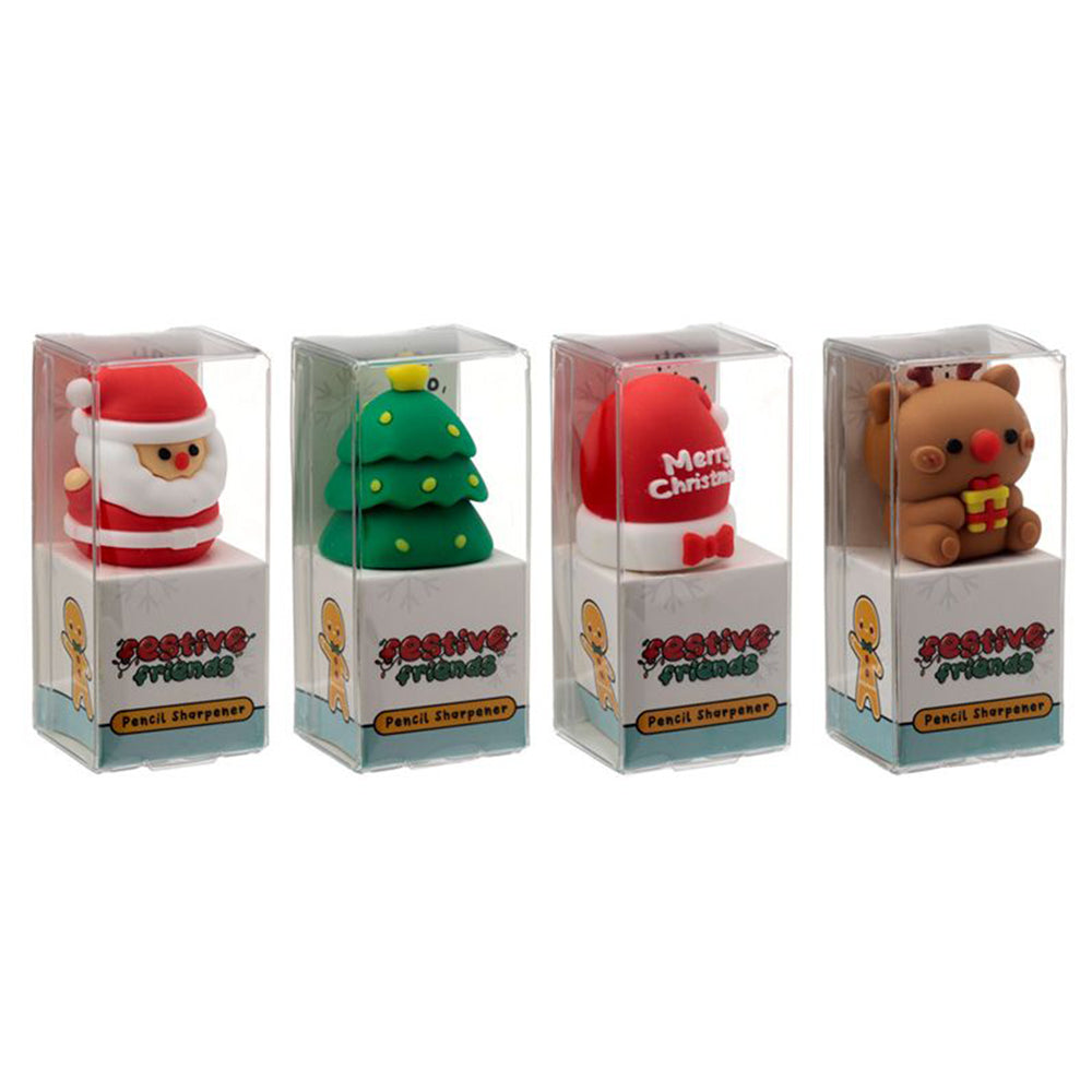 Christmas Friends | Pencil Sharpener | Single | Party Bag Gift | Cracker Filler