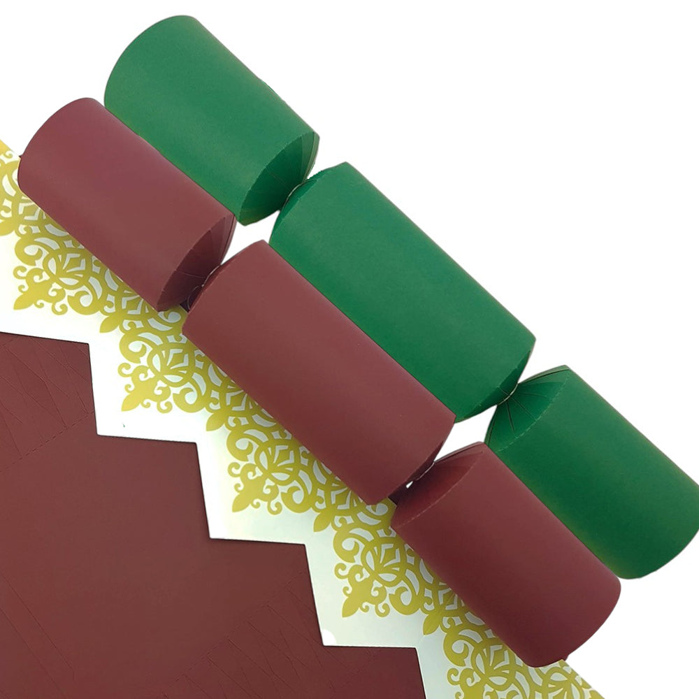 Traditional Christmas Tones | Bulk Craft Kits to Make 100 Crackers | Recyclable