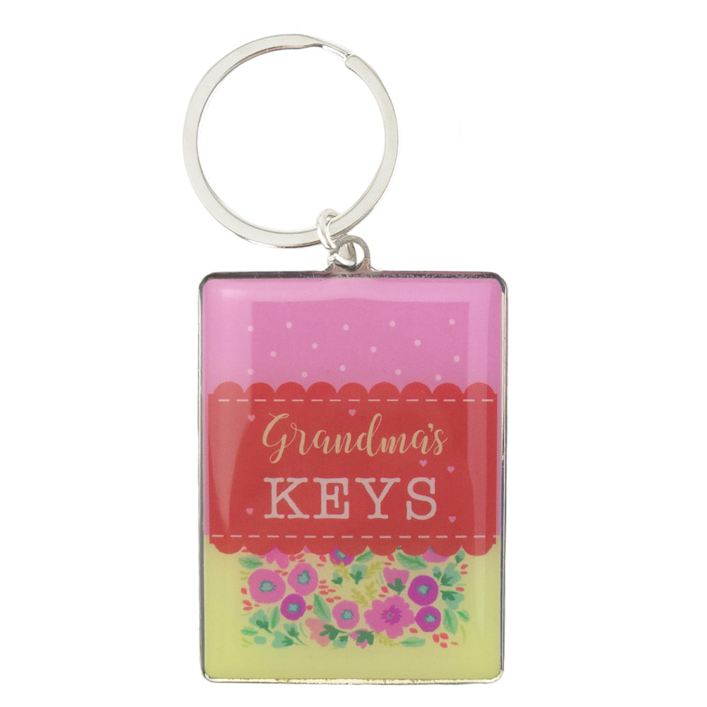 Grandma's Keys | Metal Keyring | Mini Gift | Cracker Filler