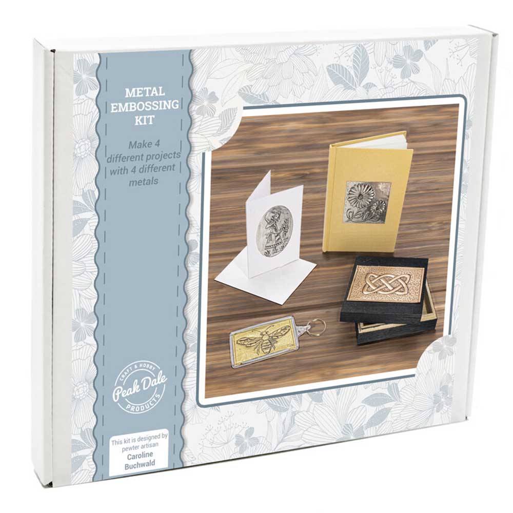 Metal Embossing Craft Kit | 4 Projects | Complete Kit