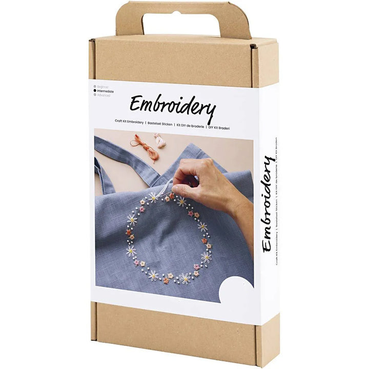 Tote Bag | Embroidery Craft Kit | Complete Boxed Set