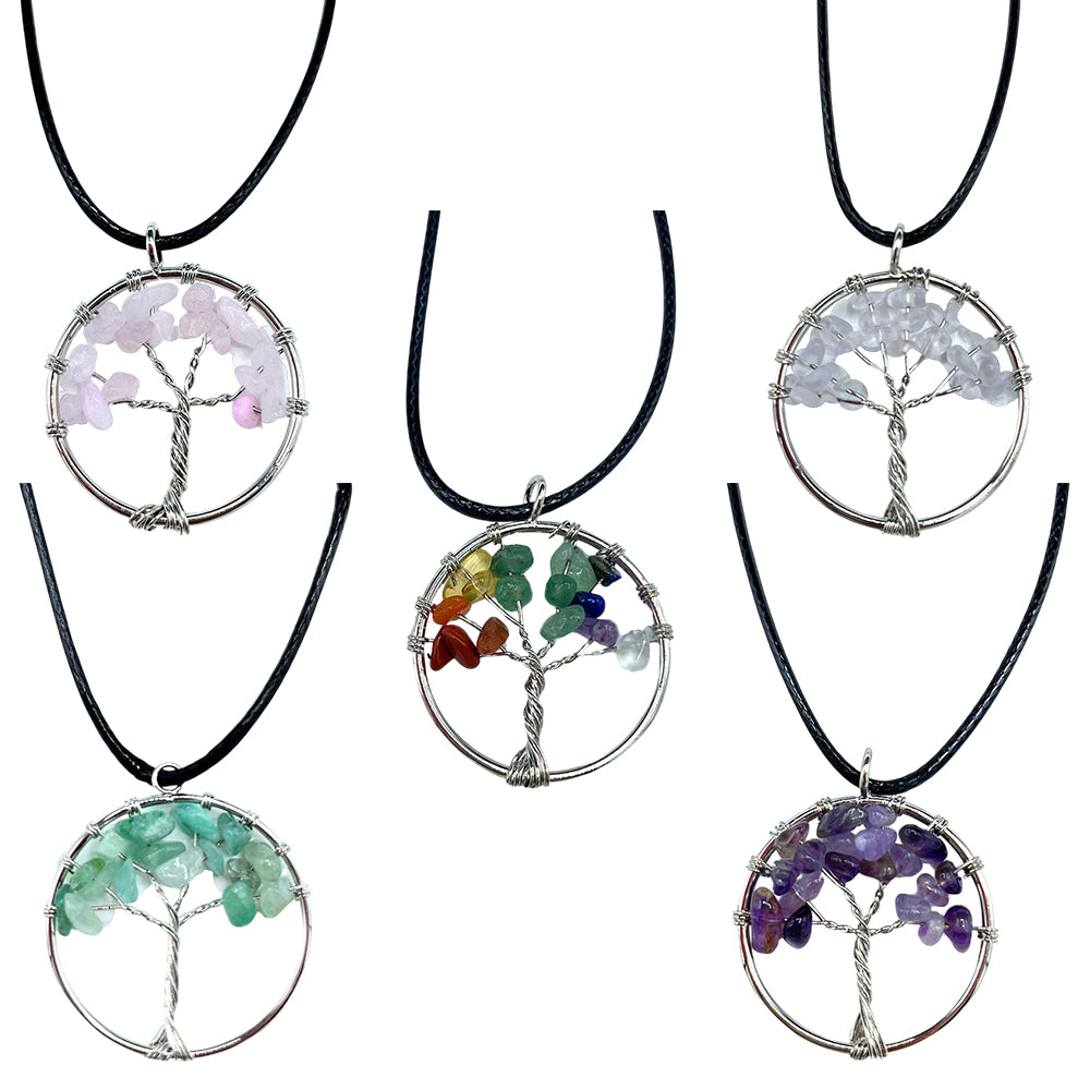 Tree of Life Crystal Pendant | Wellbeing Gift Idea