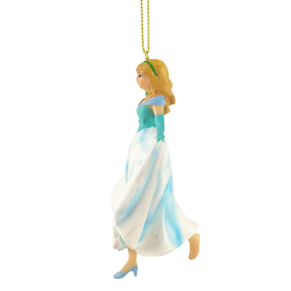 Cinderella with One Shoe | Hanging Fairytale Christmas Ornament | Gisela Graham