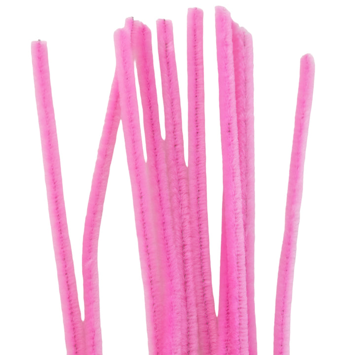 Single Colour | 30cm Craft Pipecleaners | Chenille Stems | 6mm Wide | Pack of 10