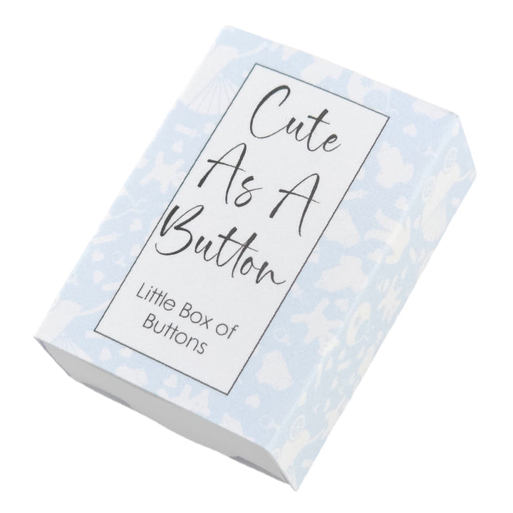 Cute as a Button | Blues | Little Box of Buttons | Mini Gift | Cracker Filler