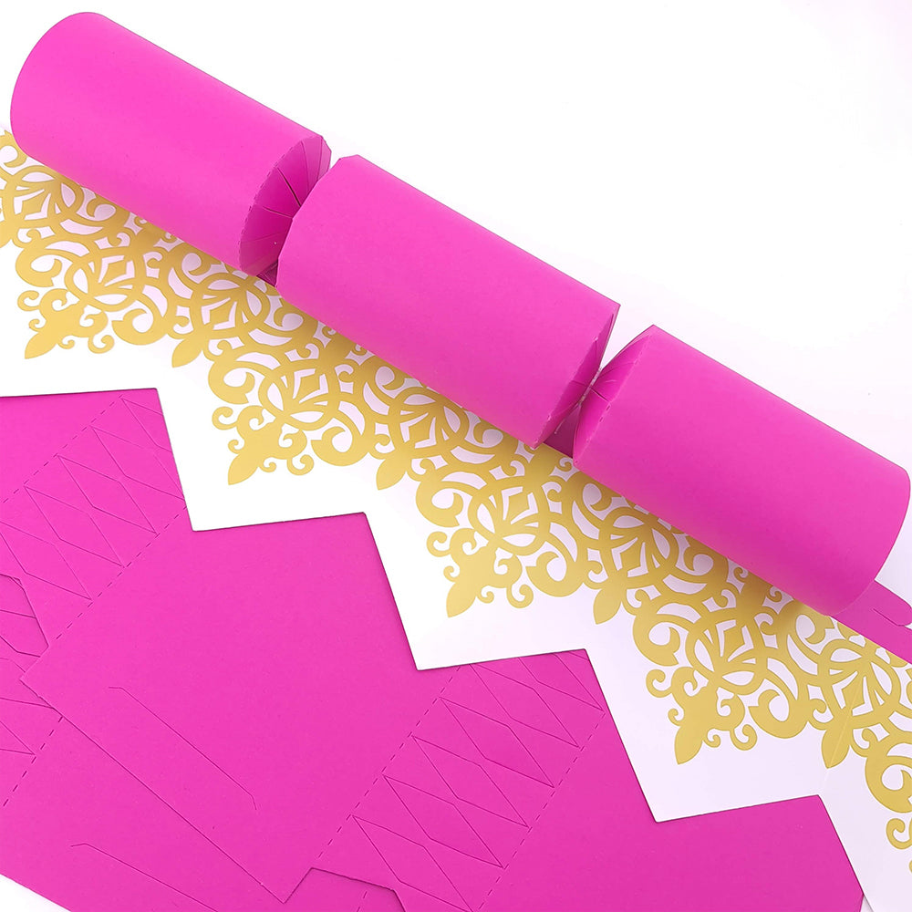 Shocking Pink | Cracker Making DIY Craft Kits | Make Your Own | Eco Recyclable