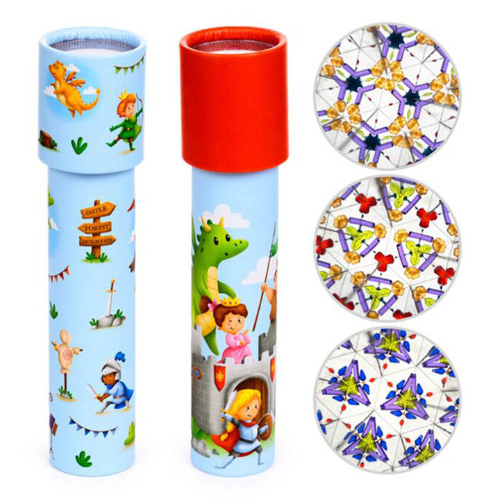 Knights &amp; Dragons Extending Telescope | Kaleidoscope Toy | 18/27cm  | Single