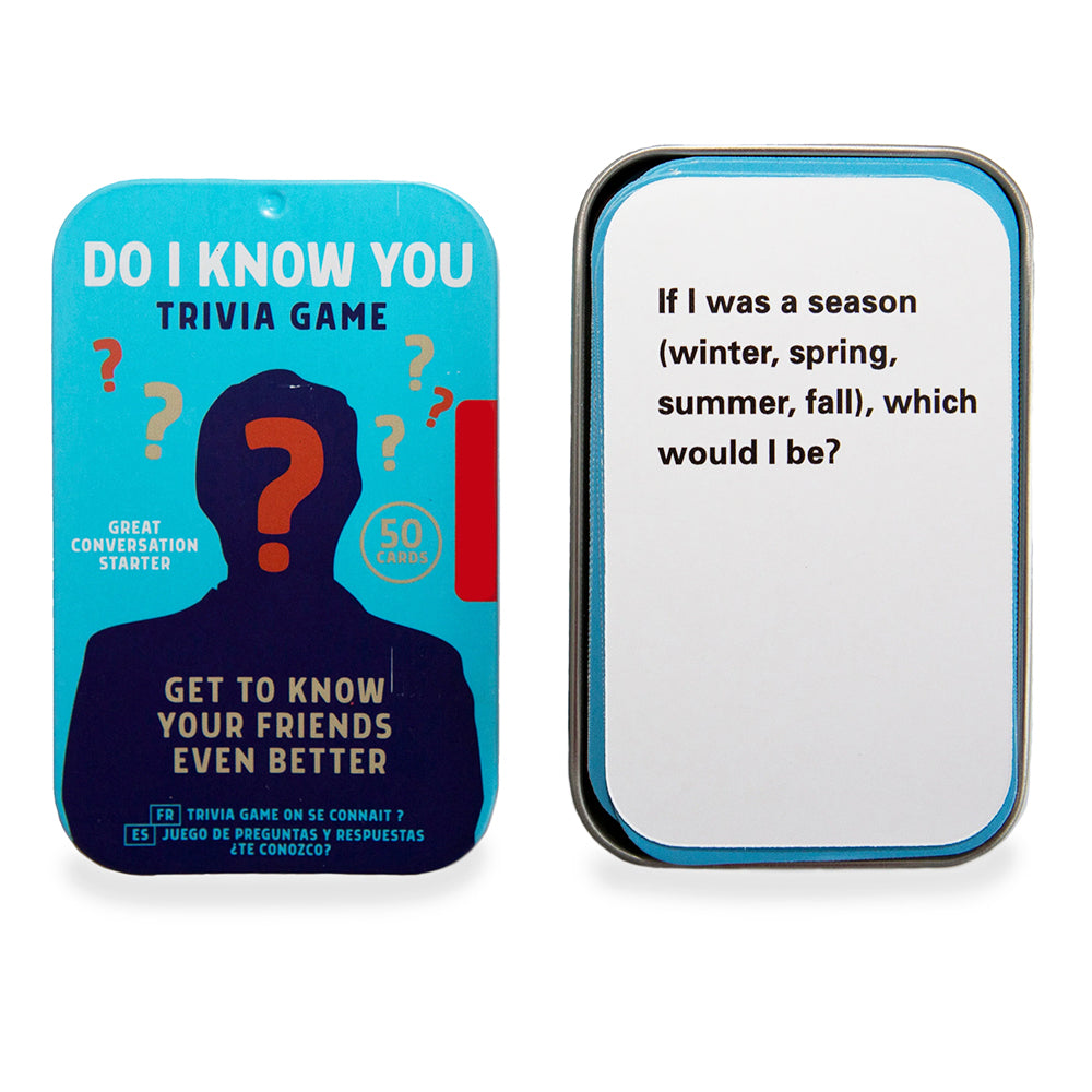 Do I Know You? | Card Game in a Tin | Mini Gift | Cracker Filler