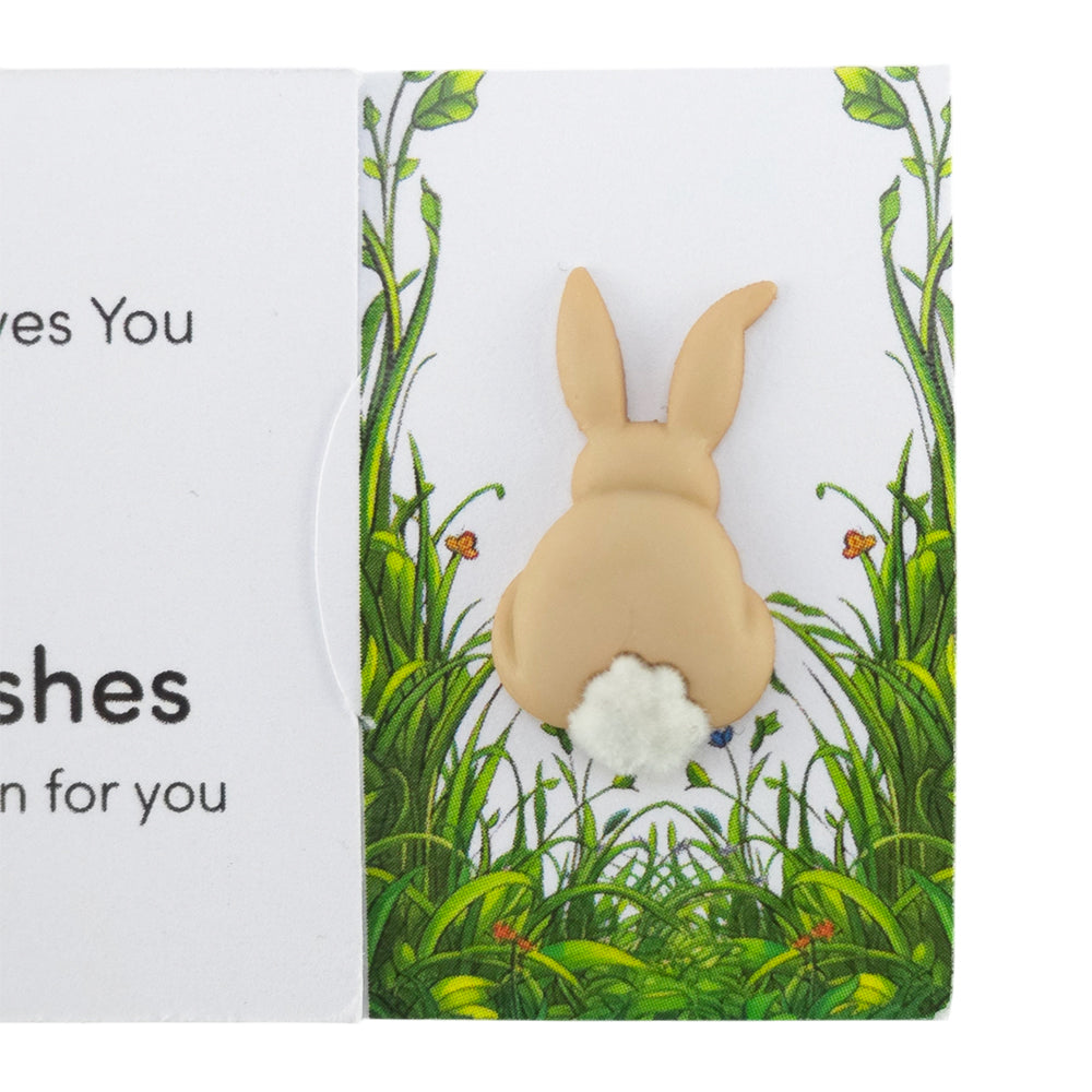 Some Bunny Loves You | Button Wishes Sew On Token | Mini Gift | Cracker Filler