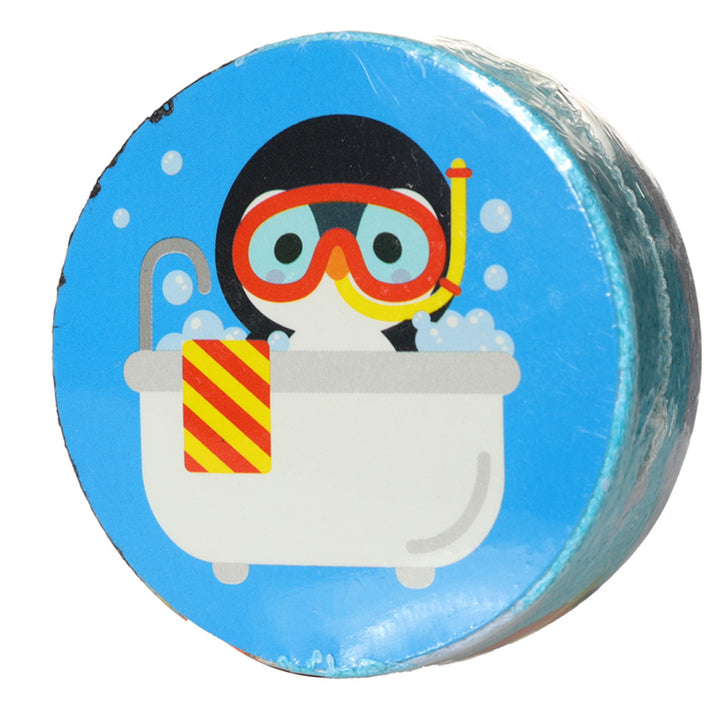 Bath Time Penguin | Compressed Flannel | Mini Gift | Cracker Filler