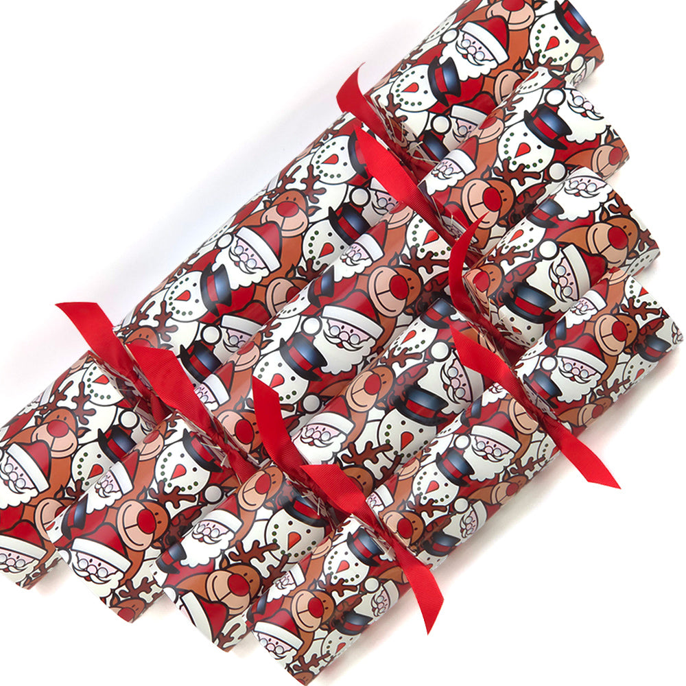 Extra Large &amp; Jumbo | Reusable Keepsake Cracker Sets | Christmas Character