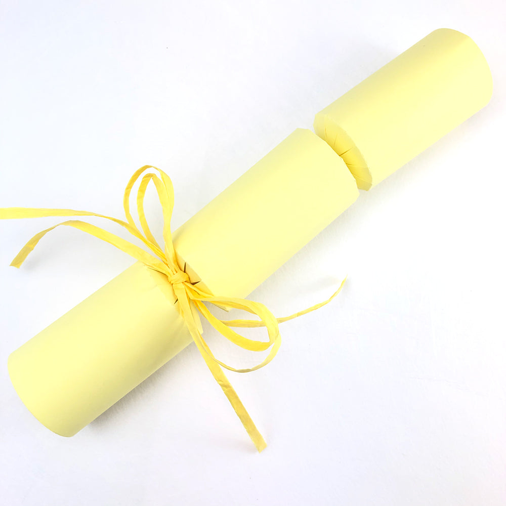 Pastel Yellow | Cracker Making DIY Craft Kits | Make Your Own | Eco Recyclable