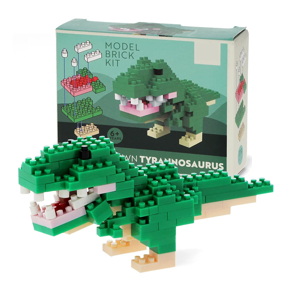 Build Your Own Tyrannosaurus Dinosaur | Model Brick Set | Little Gift for Kids